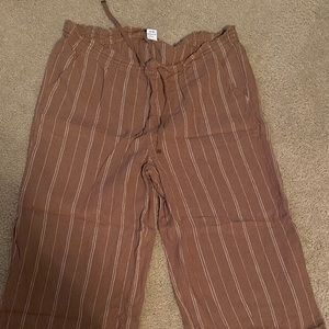 Brown Wide Leg Pants